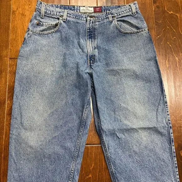 Levi's 545 Loose Fit Vintage 1993 Denim Blue Jeans Gold Tab Men's Size 38 x 30 - Picture 3 of 11